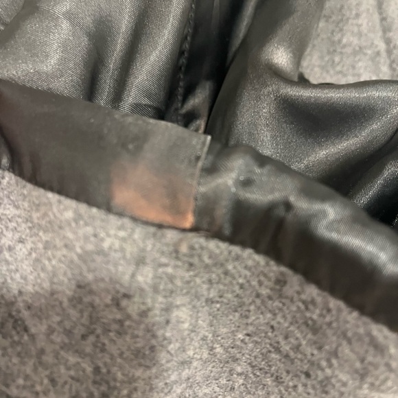 J Crew Grey Wool Parka Jacket Size 00 - Picture 5 of 8